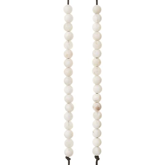 White Moonstone Round Beads, 8mm by Bead Landing™
